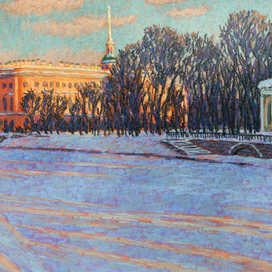 Замерзли реки и спят дворцы