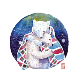 Нежные белые медведи