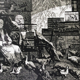 Из серии "Осень патриарха"лист "Старая птичница"