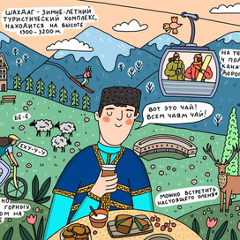 Карта для турагенства