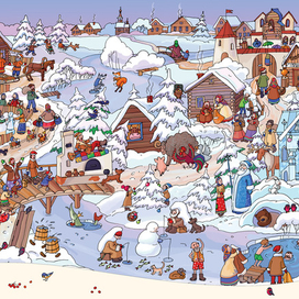 Русские сказки. Зима