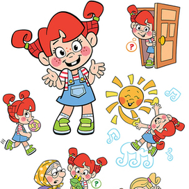 Персонаж "Почемучка" для детской песни 