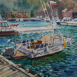 Людка в бухте