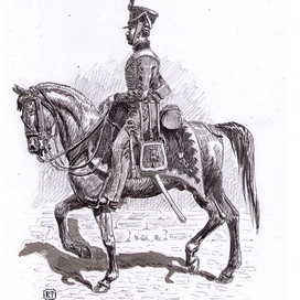 Русский гусар. 1812г.