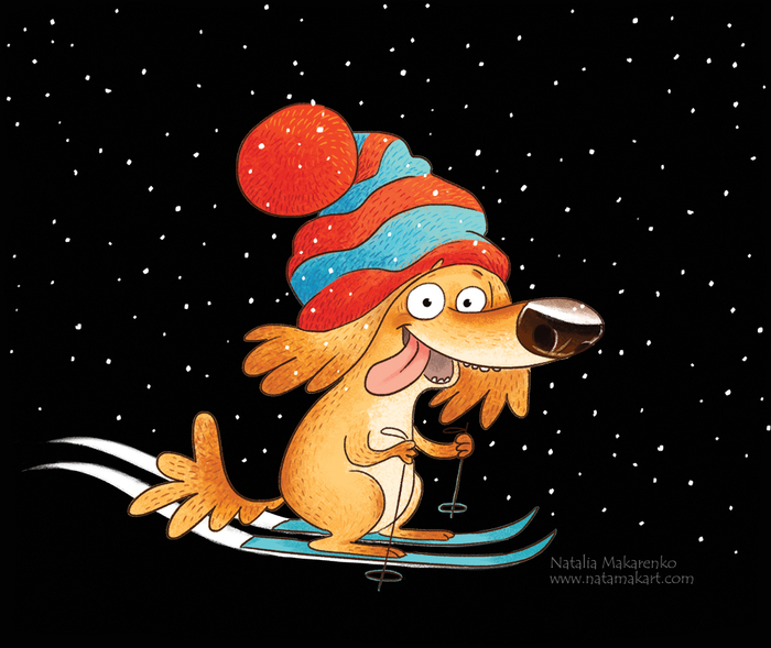 Новогодний Бобик