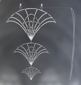 Колье "Звуки Органа"