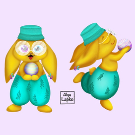 Загорелый заяц «ЭкоПлюш»