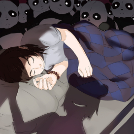 плюшевые панды.