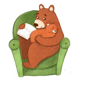 Спокойный сон мишутку в объятьях мамы