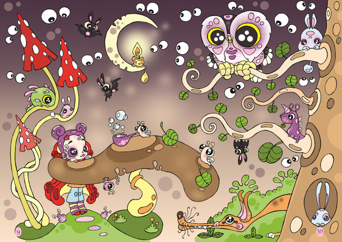 "Мили Ванили и чудище лесное" (silent book)