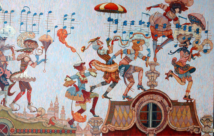 Турецкий марш стучит по крышам(фрагмент)