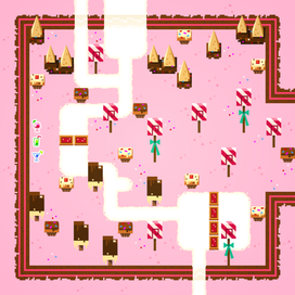 Тайловая карта - Конфетный биом