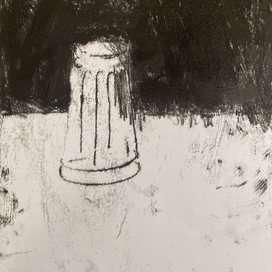 абстрактная иллюстрация стакан