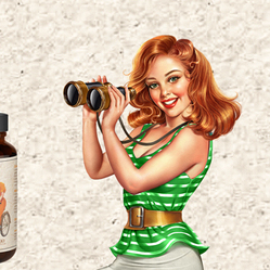 Иллюстрация на упаковку медицинского препарата.