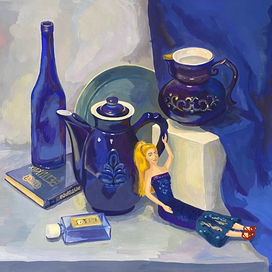 Синева синяя от синего в синее 