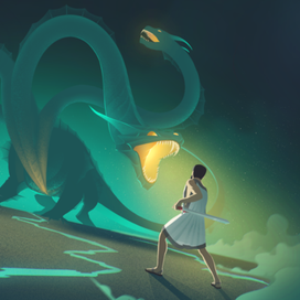 Битва с гидрой — Обложка для научно-популярной статьи