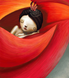 Дюймовочка: ...вроде тюльпана...