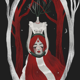 Девушка и дерево