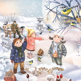 "Синички" автор Н. Цивилев, издательство Перо