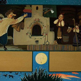 Н.В.Гоголь "Вечер на кануне Ивана Купалы" разворот