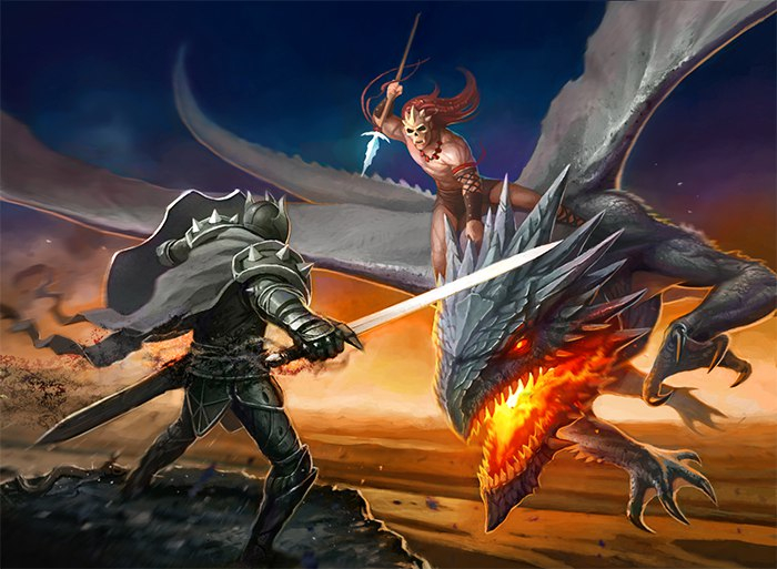 Рыцарь тьмы и всадник