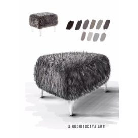 Скетч пуфика