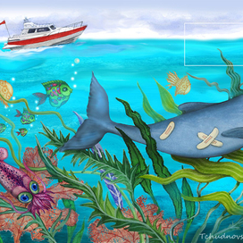 В. Мирзоев, "Я дельфин", издатель Г. Гупало для изд. Альпина Паблишер.