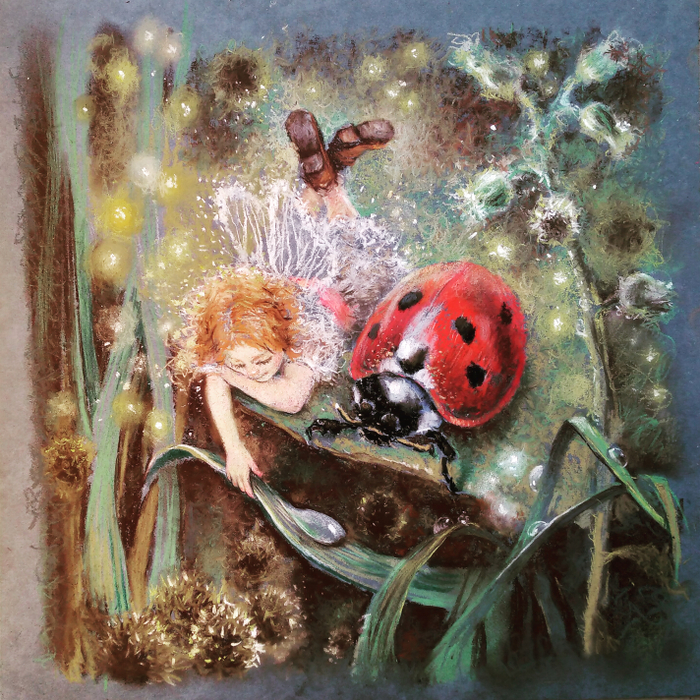 Фея и божья коровка