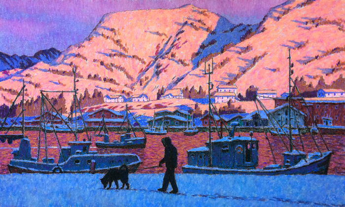 Утро в заполярной Норвегии