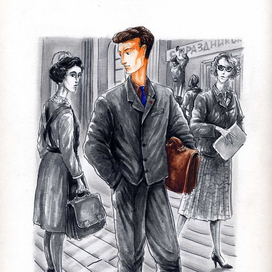 эскиз костюмов к х/ф "Виво! Кастро!" реж. Б.Фрумин