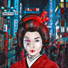 Geisha cyborg 