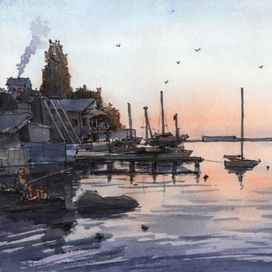 Вечер в Ушаковой балке