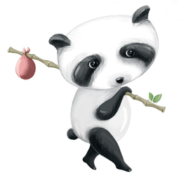 Панда-путешественник