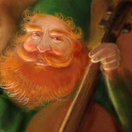 Гномы встречают Новый год деталь