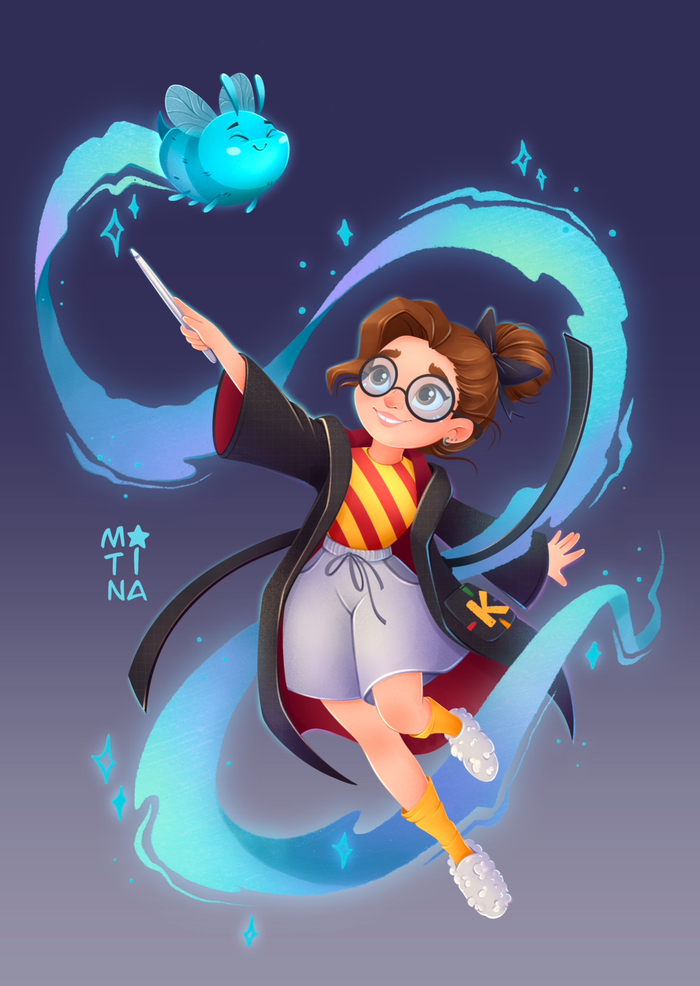 Иллюстрация для конкурса «Мой патронус»