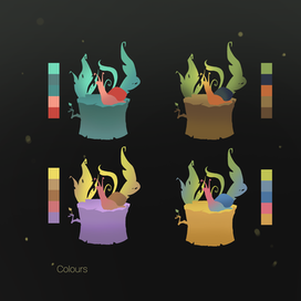 Подбор палитры для древесной улиточки