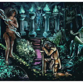 храм в лесу