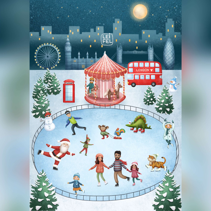 Зимняя иллюстрация для сайта