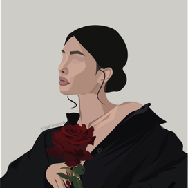 Девушка в черном