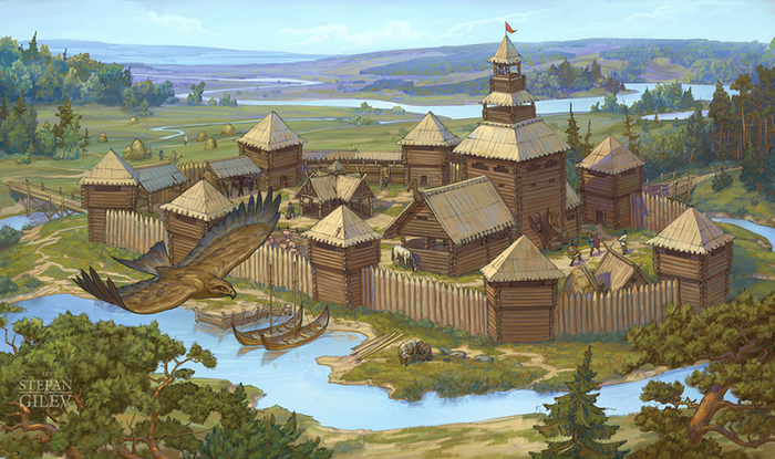 Иллюстрация к былине "Илья Муромец"