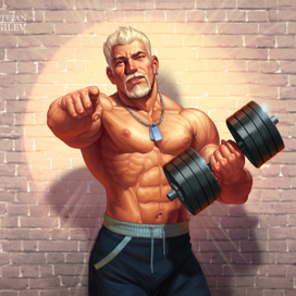 Персонаж для рекламного банера