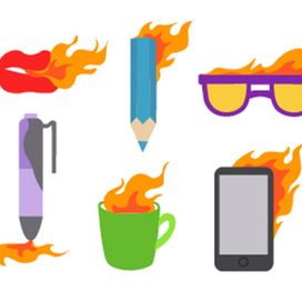 иконки с огнем