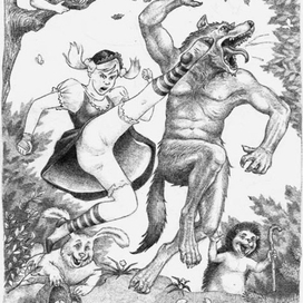 Красная Шапочка финальная битва сказочных героев