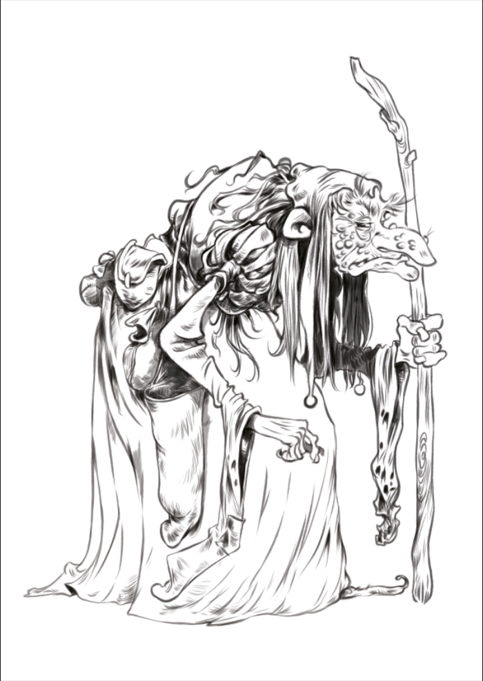 набросок к иллюстрации 