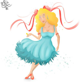 Женщина огонь