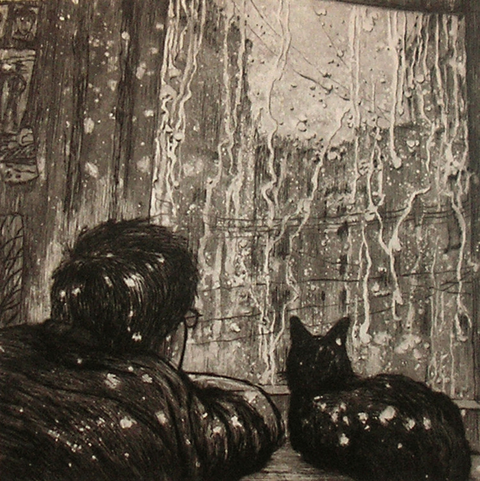 Человек и кошка