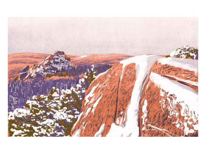 Красноярские Столбы. лист 3.