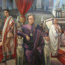 Император римской империи Гай Юлий Цезарь