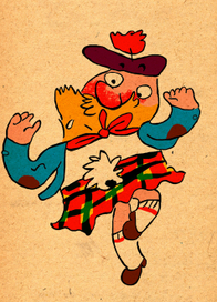 шотландец танцует