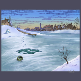 "Конец "Пиона"". форзац